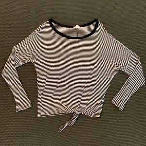 Caution to the Wind Striped Long Sleeve